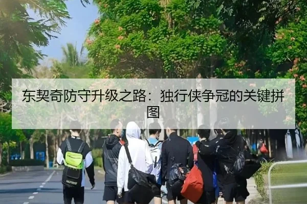 东契奇防守升级之路：独行侠争冠的关键拼图